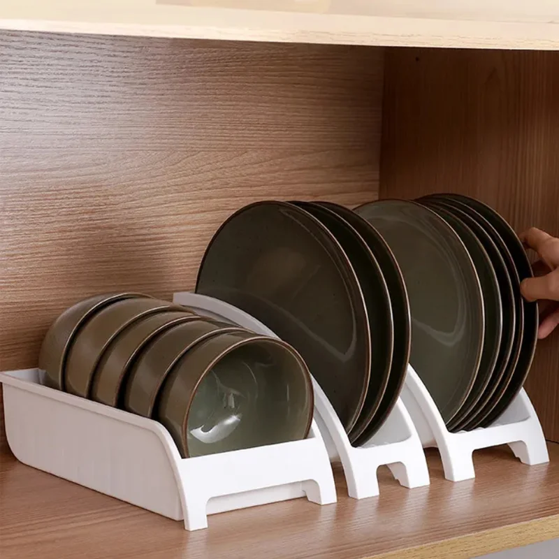 

White Upright Dish Drying Holders Organizer Kitchen Organizer Draining Dish Racks Organizer Plate Storage Holders New