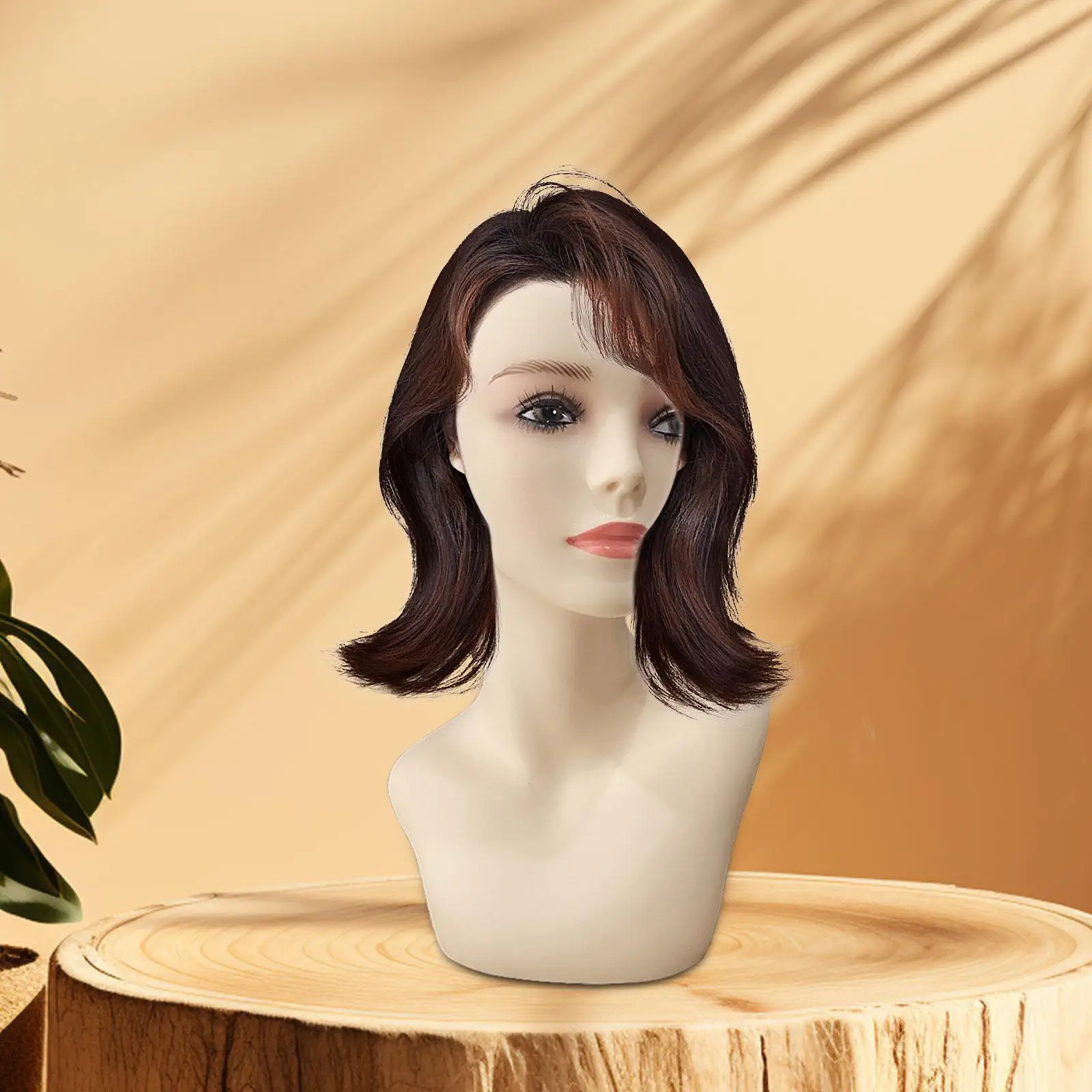 

Реалистичная голова манекена, подставка для парика, гладкая голова манекена для демонстрации парика, очки для укладки, шиньоны, шарф