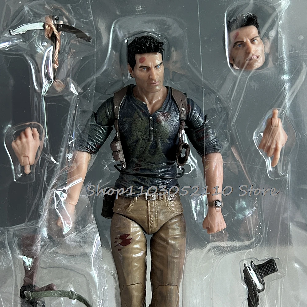 NECA Uncharted 4 A thief's end NATHAN DRAKE Action Figure Ultimate Edition PVC Model Toys Halloween Birthday Gifts Doll