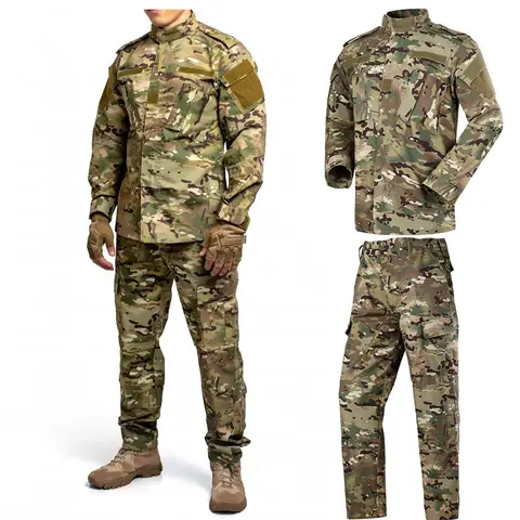 Outdoor Milita Uniform Tactical Wear Resistant Suit Safari Men Special Forces Coat Pant Fishing Camouflage Hunting Clothes