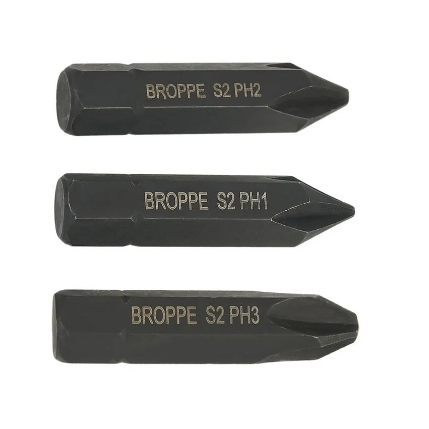 3pcs Magnetic Screwdriver Bit 36mm Hex Shank Screw Bit Electric Cross Screwdriver Bit PH1/PH2/PH3 Hand Tools Accessories