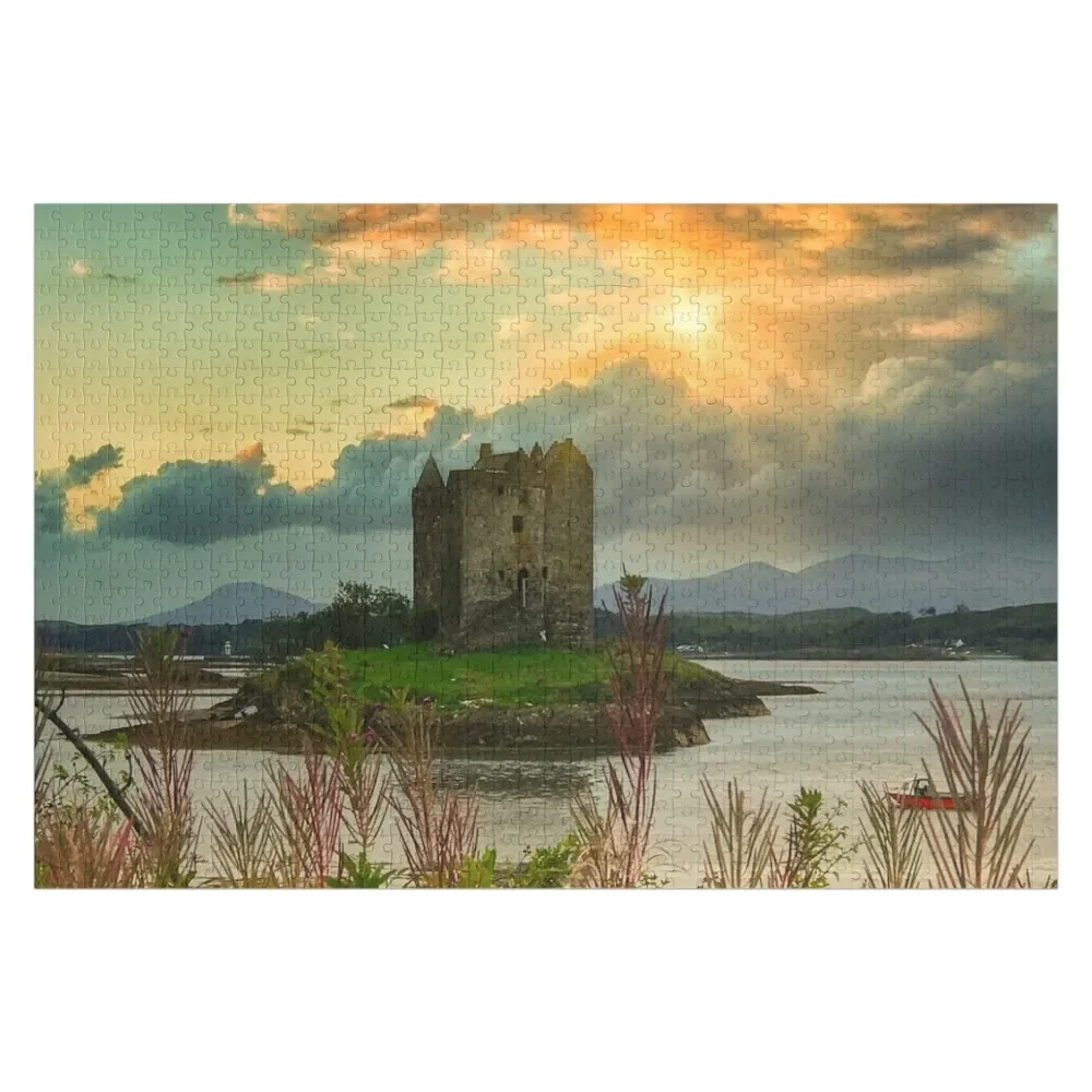 

Stalker Castle - Appin Scotland Jigsaw Puzzle Personalized Custom Photo Adult Wooden Puzzle