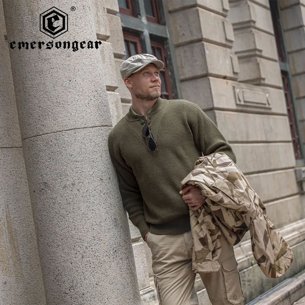 Emersongear Sudadera táctica de cuello alto con capucha cortaviento - imagen 5