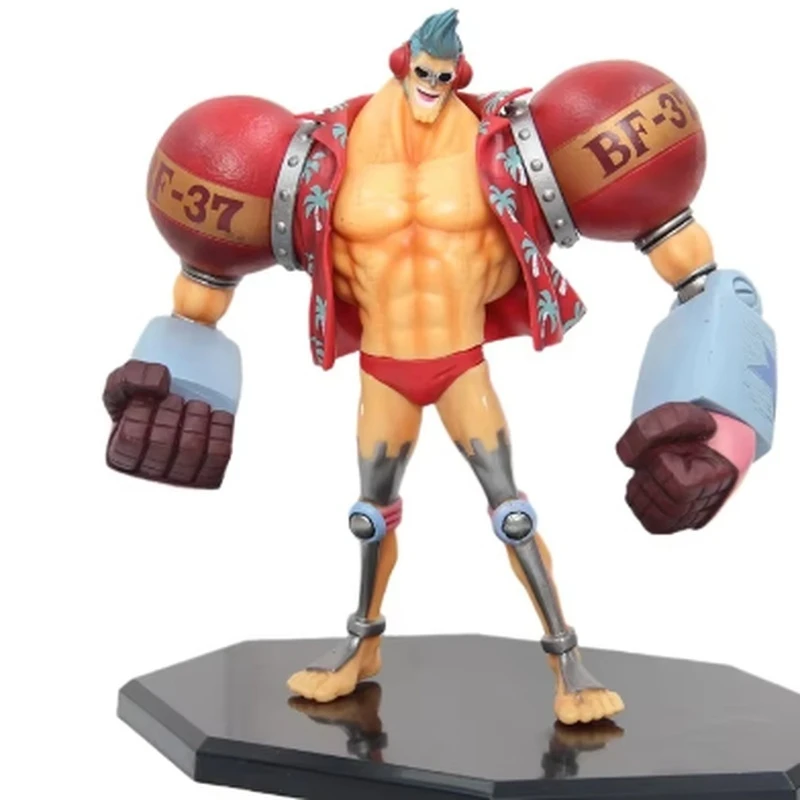 One Piece Anime Figure Gk Franky  Double Head Dx Anime Peripheral Model Action Figures Statue Collectible Decoration Doll Toys