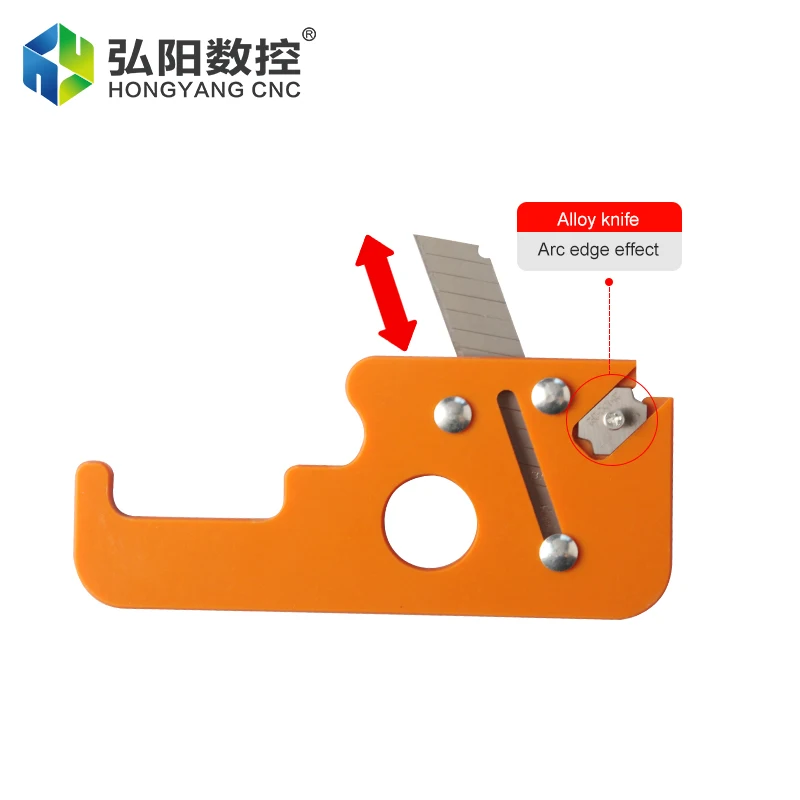 Woodworking Dual-Purpose Edge Trimmer Manual Rounded Right-Angle Chamfering Artifact PVC Panel Furniture Scraper