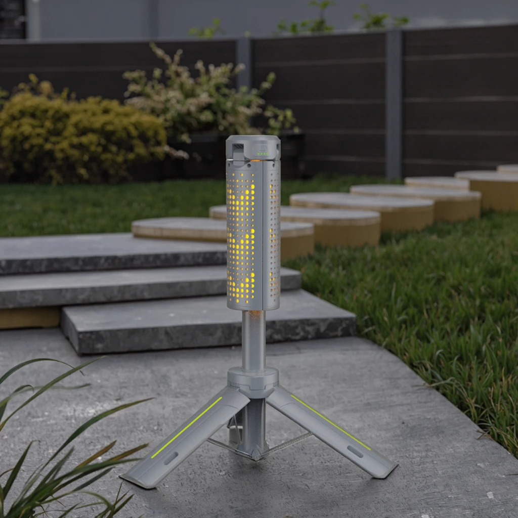 

Портативная светодиодная лампа 16000 мАч для работы на улице, палаток, кемпинга, перезаряжаемая, телескопическая, подвесная, IP65, 6000K, дневной свет, с регулировкой яркости, из поликарбоната