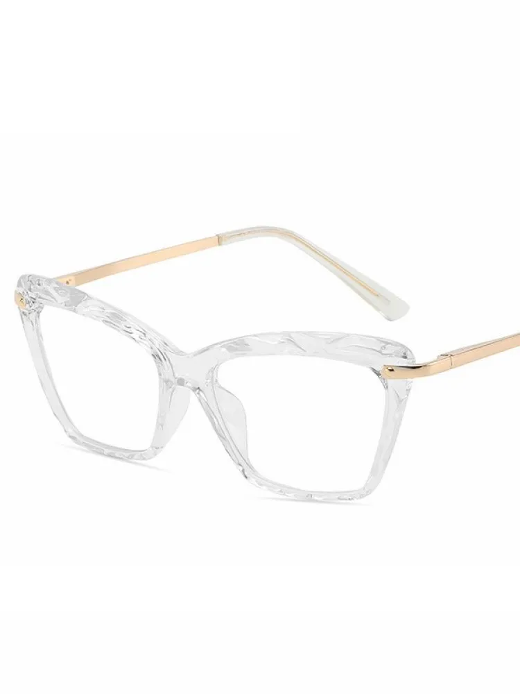 New Sexy Cat Eye Glasses Women Transparent Eyewear Brand Designer Vintage Clear Eyeglasses Optical Frame Oculos