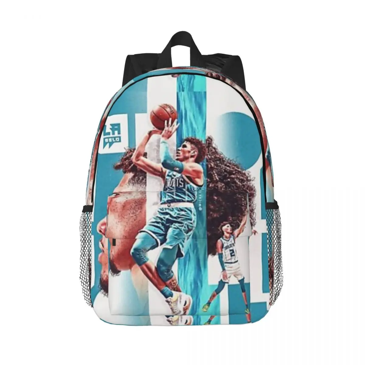 LaMelo Ball bedrukte lichtgewicht casual schooltas voor school, buiten, winkelen, kantoor 15 inch