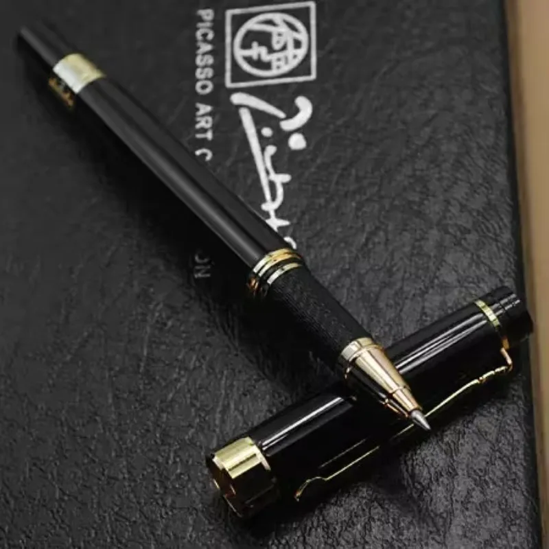 Picasso 917 Rollerball Pen Gloss black Stationery School&Office Supplies Calligraphy Practice Writing Pen,original box choice