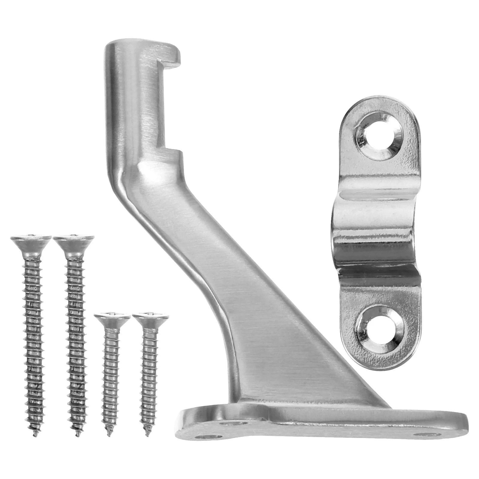Rods Staircase Handrail Bracket Brackets Metal Railing Gasket Silver Stainless Steel