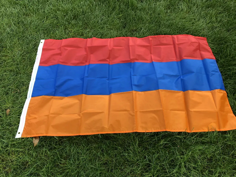 Armenia flag Banner 90*150cm High quality double sided printing polyester Hanging Armenia flag Home Decoration  banner