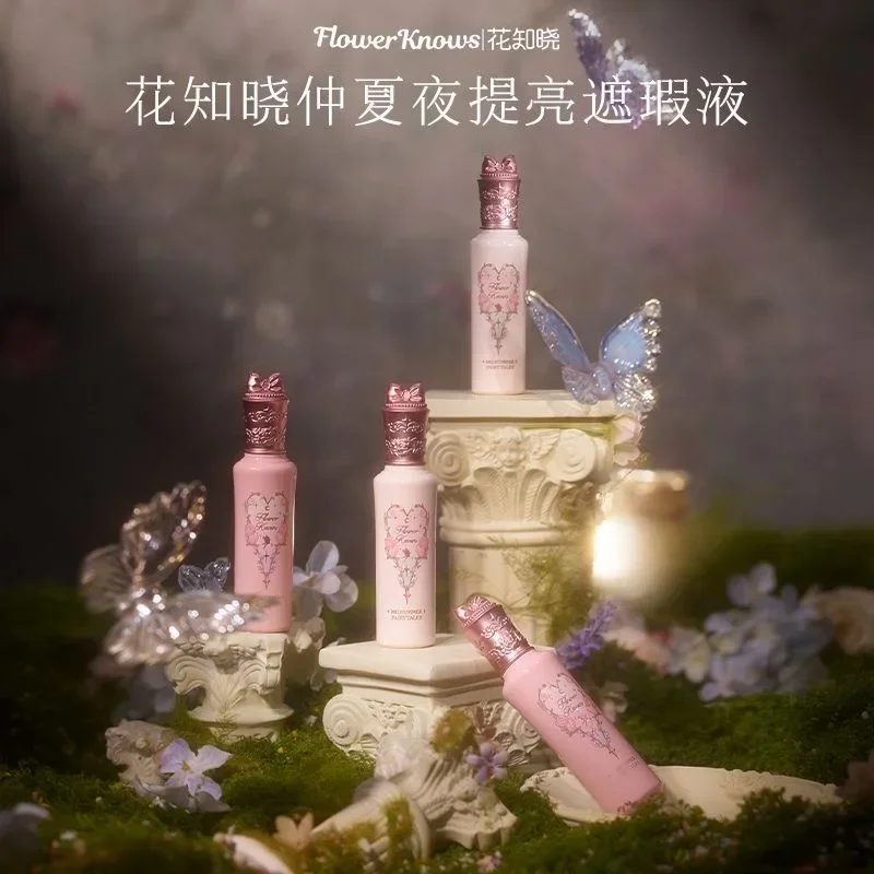 Flower Knows Midsummer Fairytales Serie Hydrating Concealer Brightening to Cover Spots and Acne Marks Face Highlights Contouring