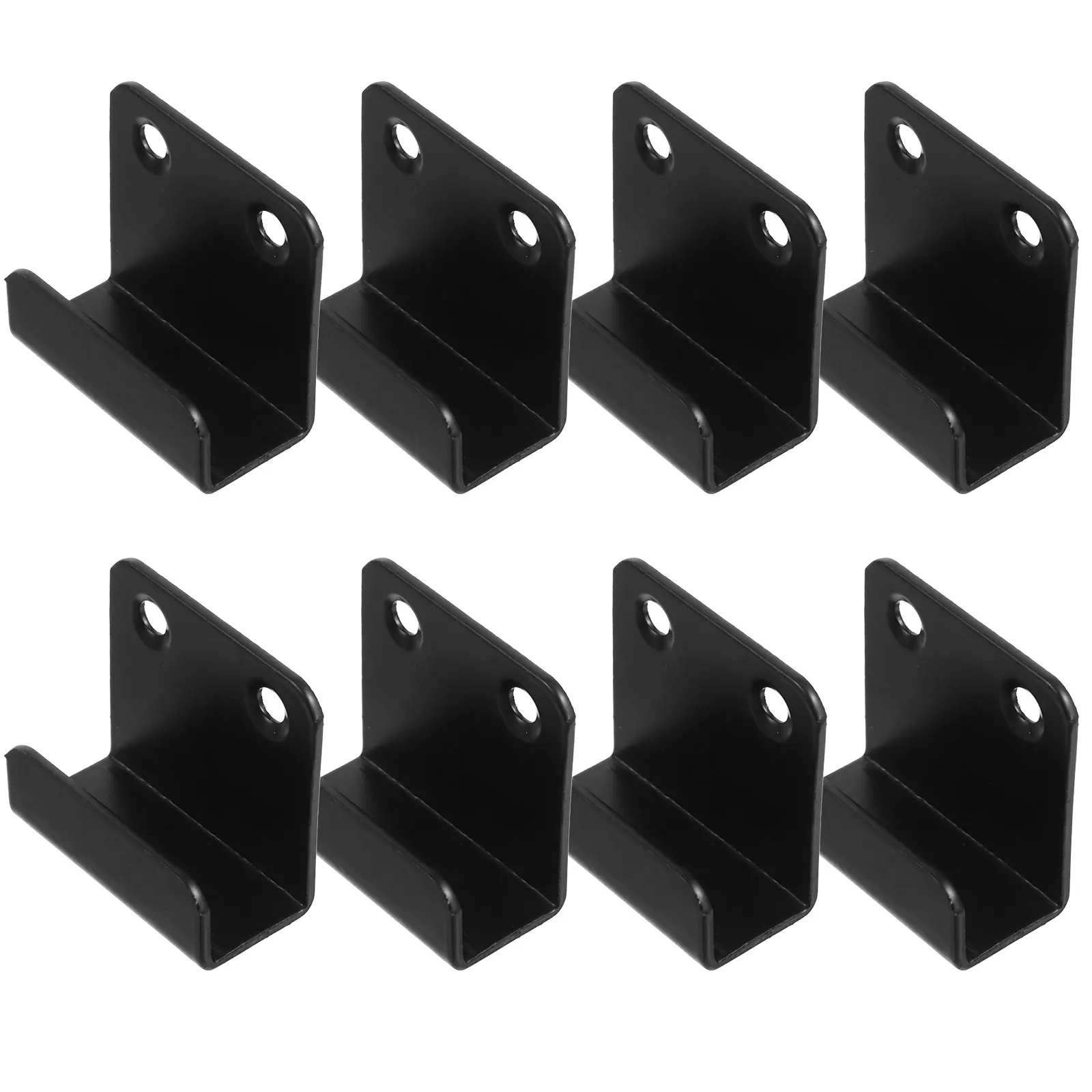 

10pcs Black Tile Hooks Hangers Wall Mount Brackets Heavy Duty Display Ceramic Coat Accessories Hanging Home Office Decor