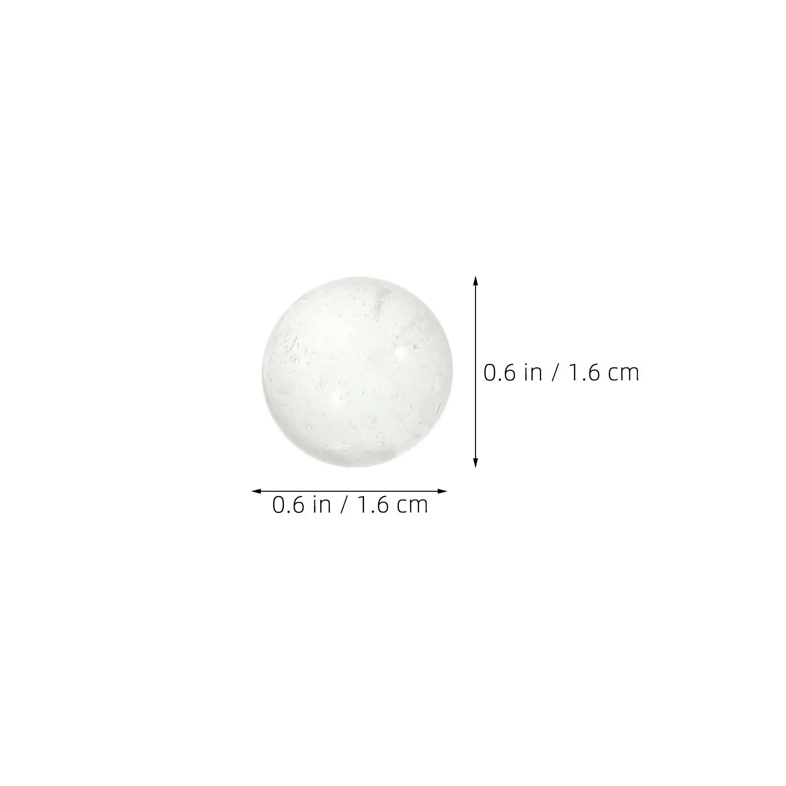 180개 투명 원형 유리 구슬 단단한 장식용 구슬 꽃병 필러 수족관 공예품 투명 유리 구슬