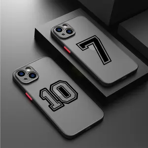 iPhone için telefon kulübesi, a 13-Mini, 7, 8, 14 Plus, XS MAX, XR, SE, 12, 11 Pro, A 15-Pro-Max - 6 Büyük satış kapağı-iphone-basketbol-no. 3