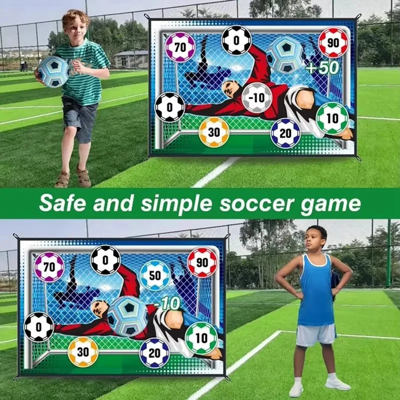 Voetbalwedstrijd Mat Set Outdoor Indoor Voetbal Speelgoed Multiplayer Competitieve Voetbalspellen Kinderen Voetbal Training Jongen Geschenken