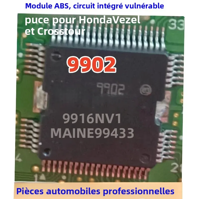 Module ABS 9902 ELYS9902, puce IC vulnérable pour Honda Vezel et Crosstour, 1 pièce/lot. accessoires de voiture, puce électronique de voiture