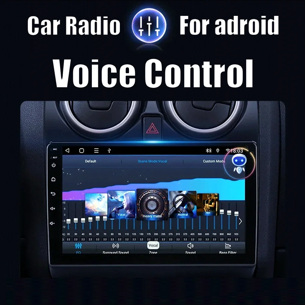 Voice control Car Radio For Opel  Chevrolet Toyota Honda Nissan Jeep Mitsubishi VW Renault Ford Android radio 5G navigation