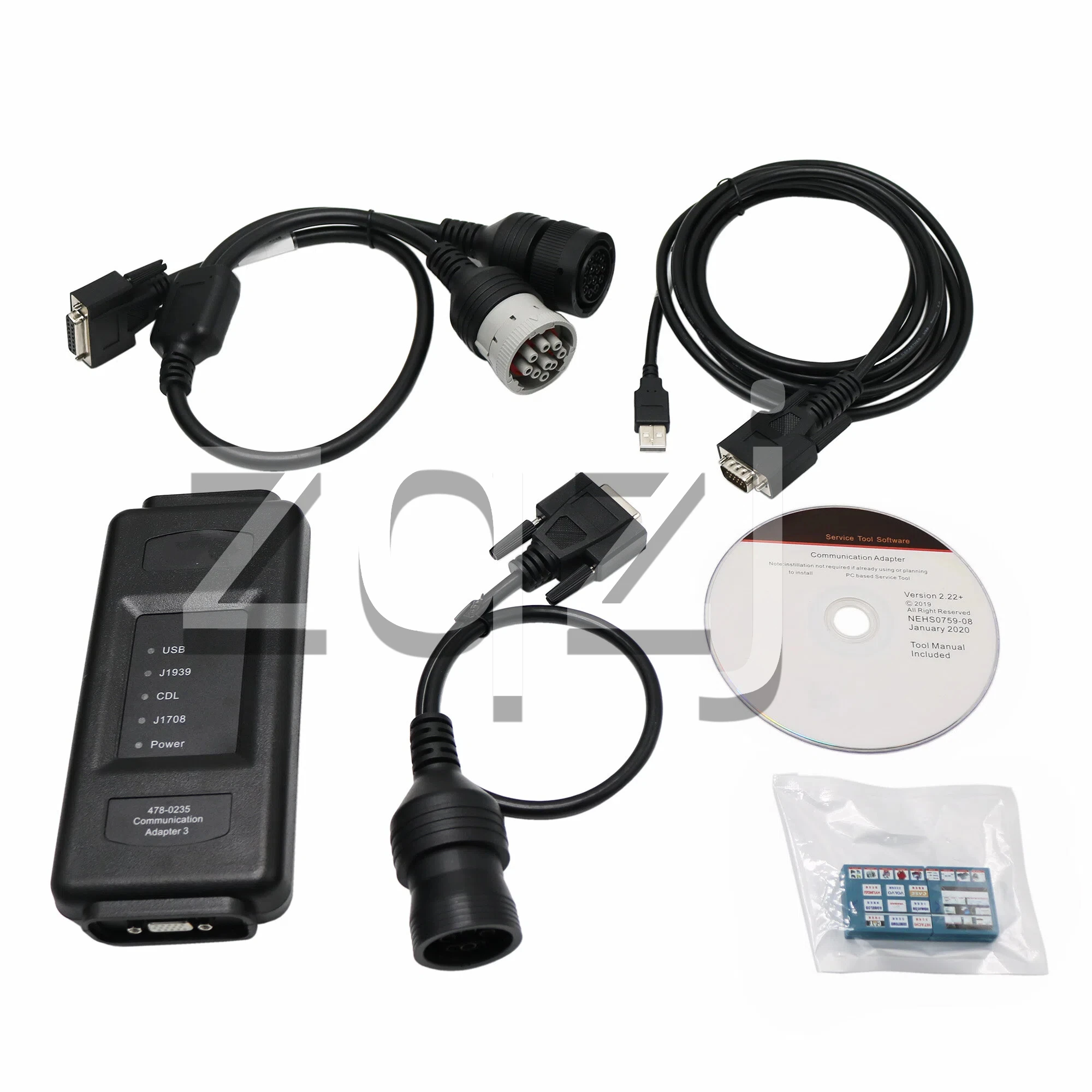ET4 478-0235 Diagnostic Adapter Heavy Duty Truck Agricultural Machinery Diagnostic Tool Support 2025 ET & SIS System With Indust