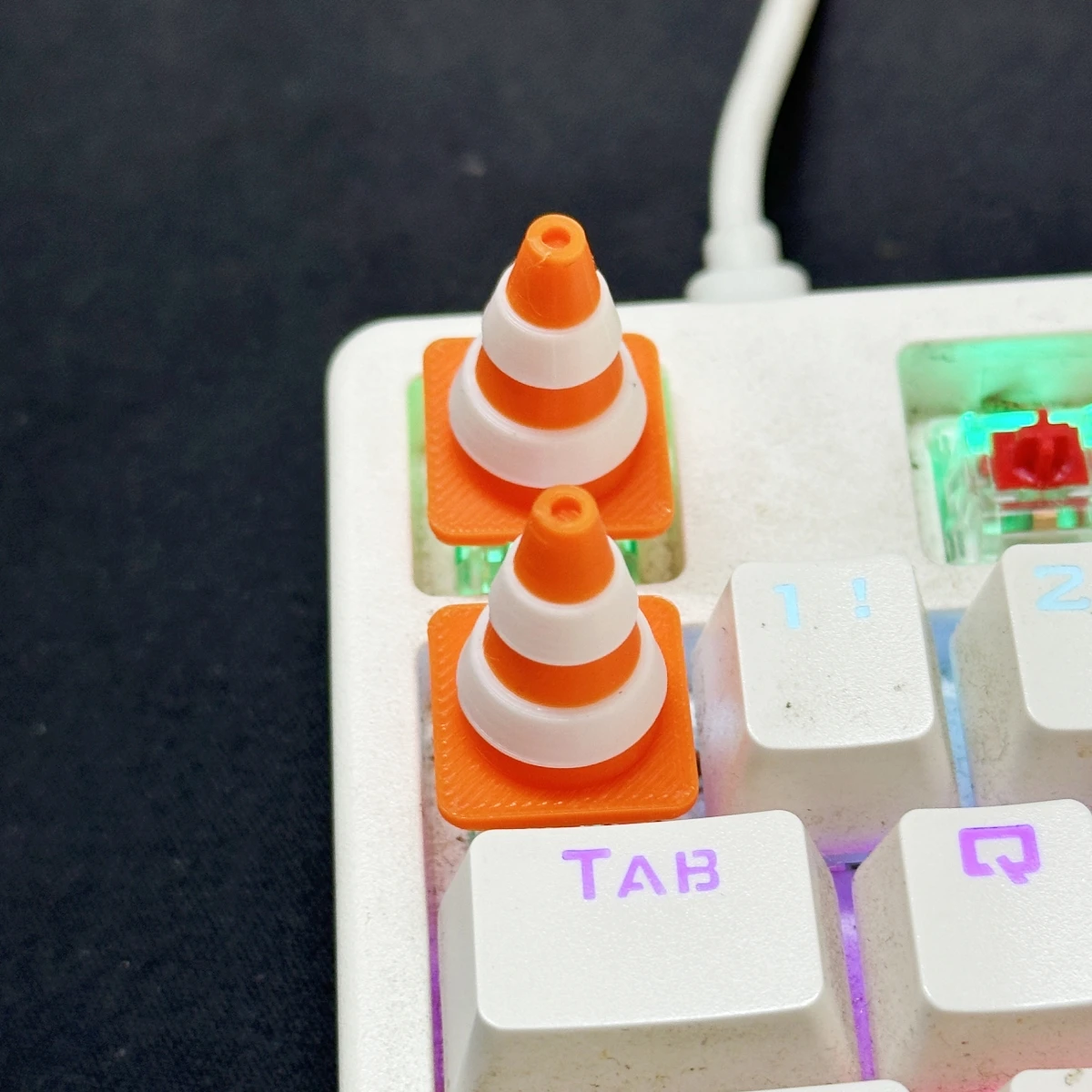 手作り人格バリケード動物キーキャップ職人キーボードキャップ樹脂カスタムメカニカルキーボードアクセサリー