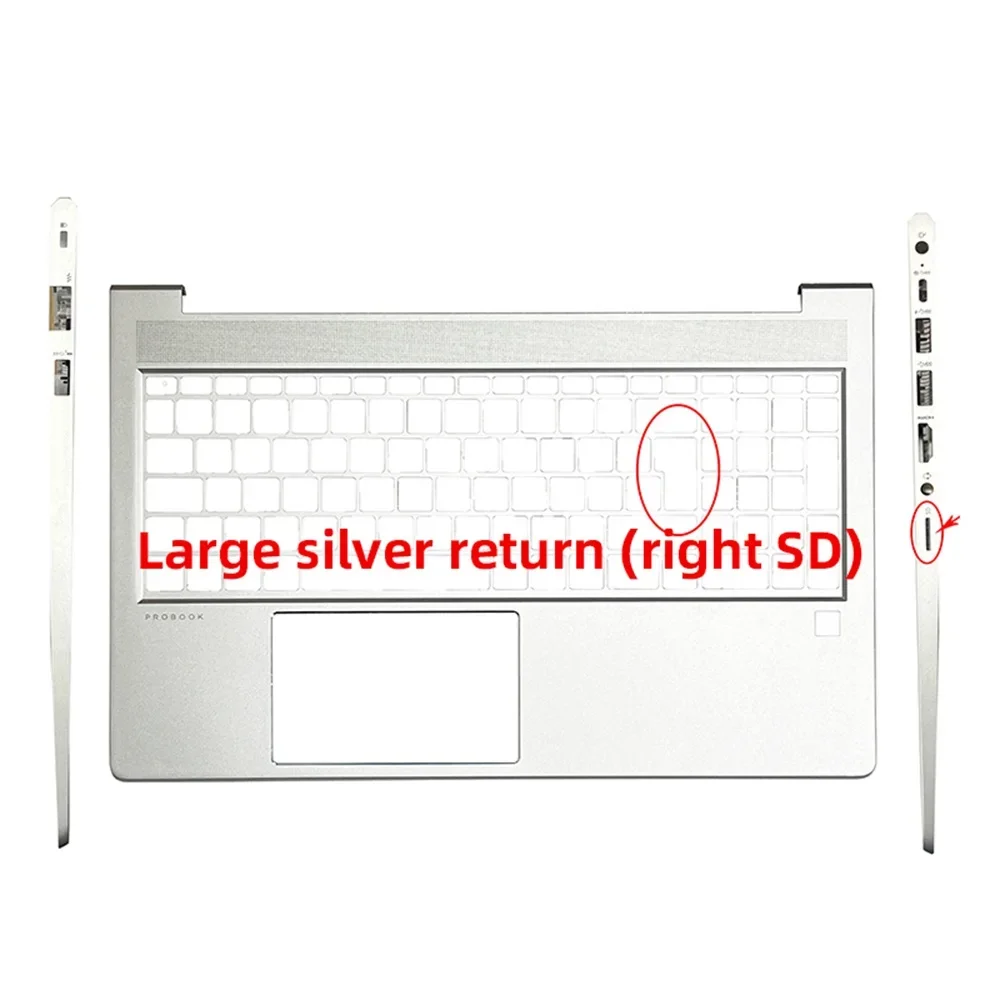 Nieuw Origineel Voor Hp Probe 450 G9 455 G9 Zhan66 Pro 15 G5 Laptop Lcd Achterkant Cover Bezel Top Palmsteun Onderkast Zilver Omhulsel