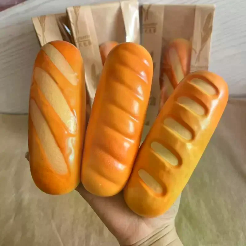 Bread Squeeze Toy: Slow Rebound Sticky Soft Stress Relief Simulation Food Sensory Fidget