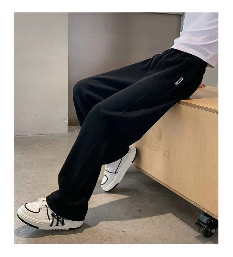 Neue Frühlings-Sporthosen für Schulkinder, lässige gerade Hosen für Teenager-Mädchen, sportliche, lockere Jogginghosen für Kinder 5 6 7 8 9 10 11 12 14 Jahre – Detail 9