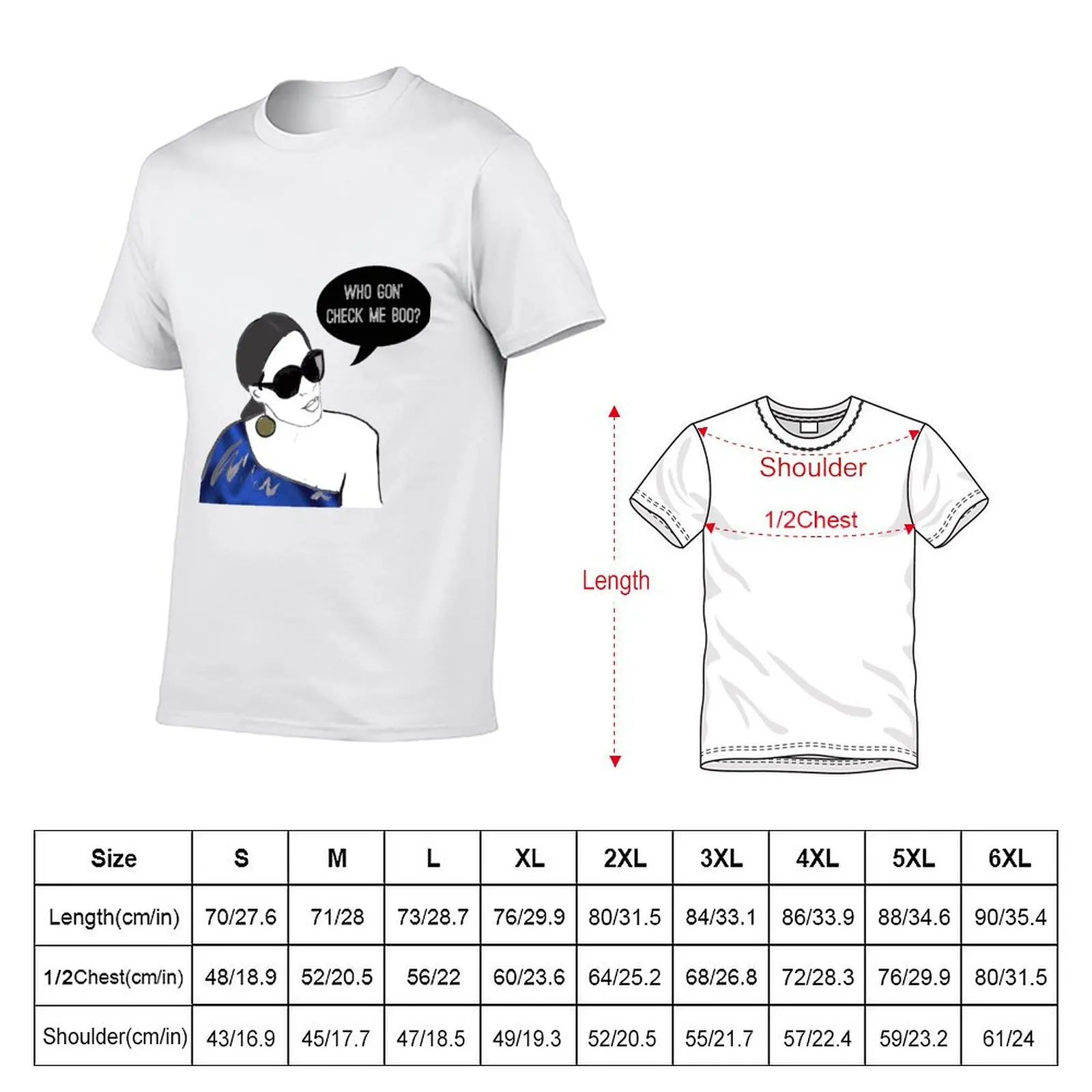 Who gon' check me boo? T-Shirt Basic Solid Color Short Sleeve Cotton Top