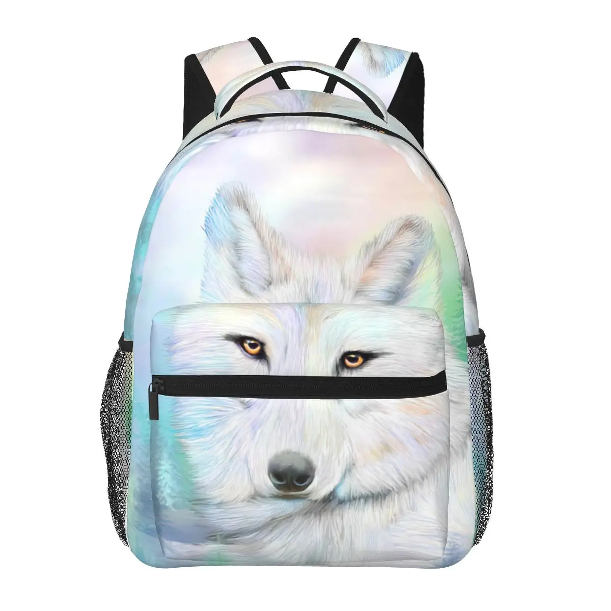 

Wolf - Spirit Of Illumination Backpack for Girls Boys Travel RucksackBackpacks for Teenage school bag