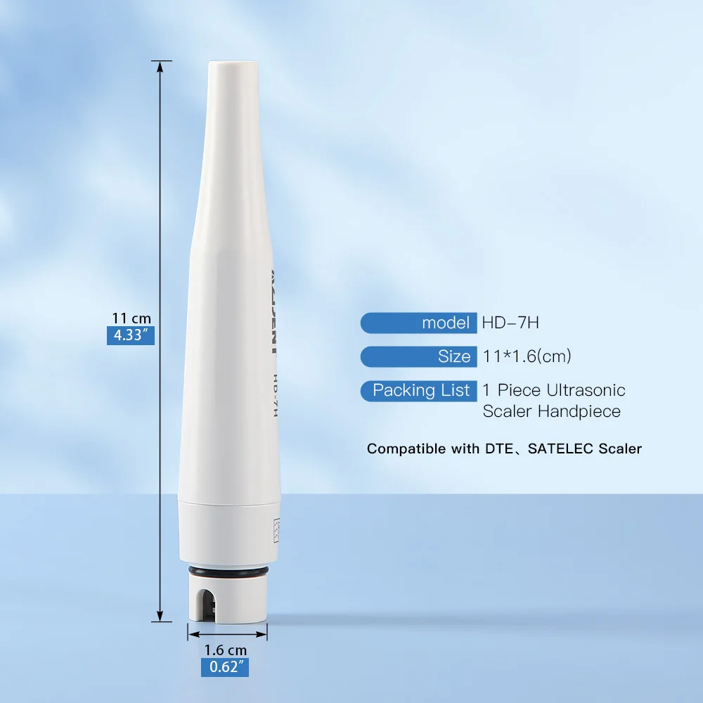 AZDENT 2023 New Dental Ultrasonic Piezo Scaler Handpiece Fit for Woodpecker EMS SATELEC DTE Dentistry Equipment Tools Lab Scaler