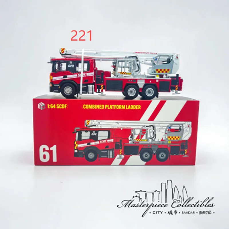 Masterpiece Collectibles 1:64 Scale Singapore Fire Ladder Truck