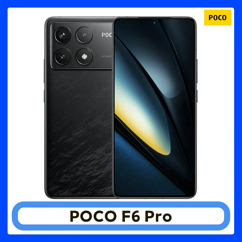 Version mondiale POCO F6 Pro 5G Snapdragon® 8 Gen 2 6.67" AMOLED DotDisplay 120W Charging 50MP