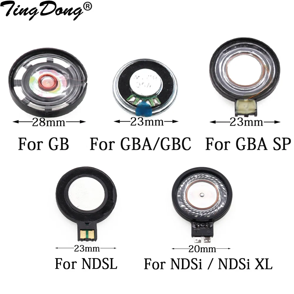 1Pcs 20Mm 23Mm 28Mm  Vervanging Interne Luidspreker Voor Gb Gba Gbc Gba Sp voor Nds Lite Ndsl Ndsi Ll Xl Ndsill Ndsixl