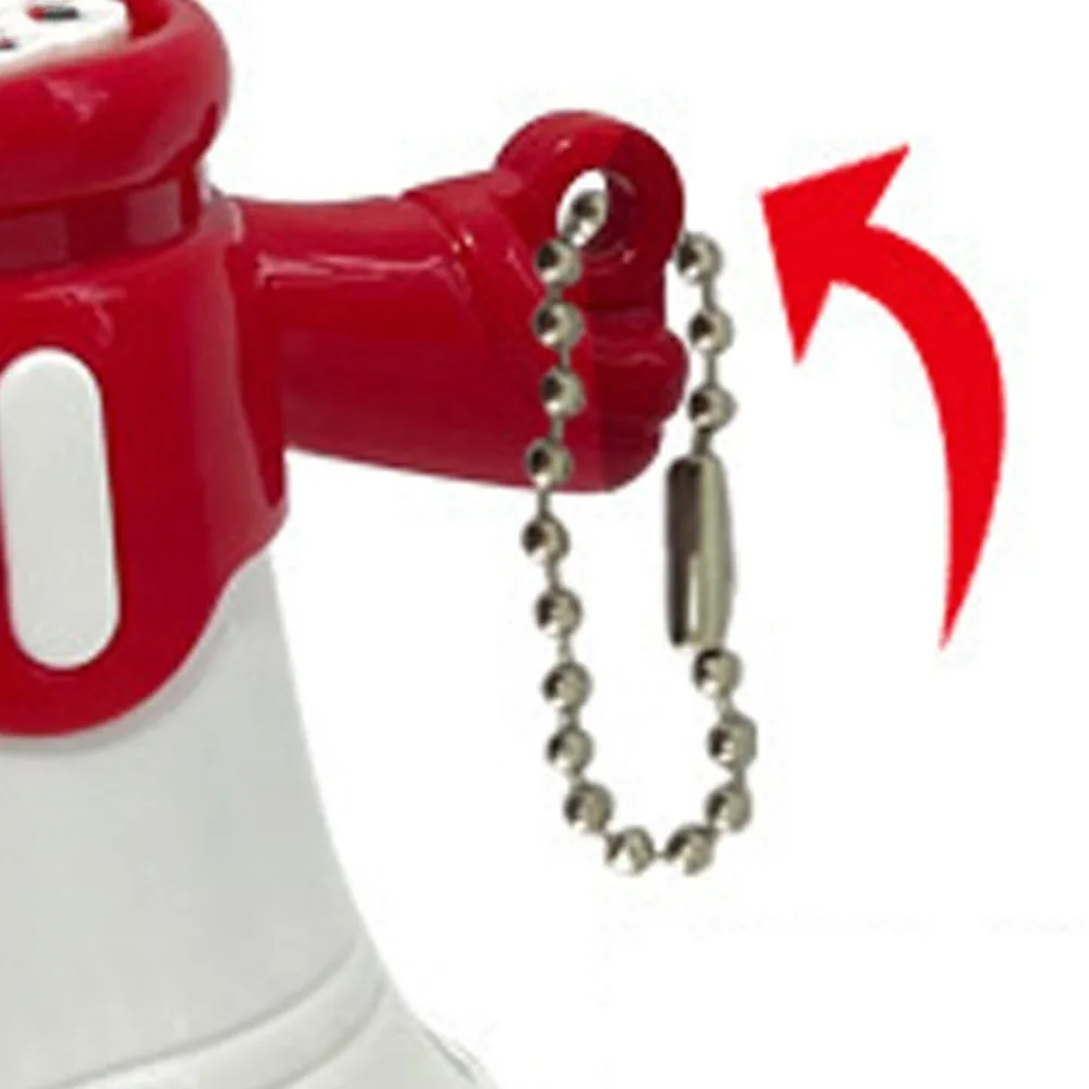 Loudspeaker Music Trumpet Key Chain Speaker Recording Music Keychain Pendant Mini Player Music Box Handheld Speakers