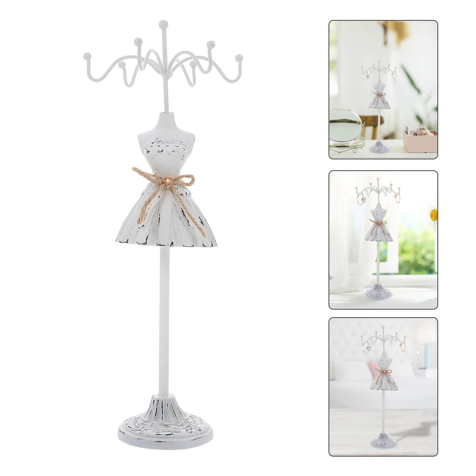 

Настольная подставка для украшений: прочный креативный органайзер для колец, серег и ожерелий