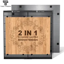 Twotrees Honeycomb Laser Bed 60x60CM Honeycomb Working Table for Laser Engraver Laser Cutting Honeycomb Board with Aluminum Base