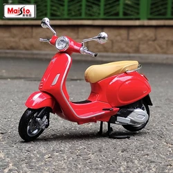 Maisto 1:12 Vespa Primavera 150 Alloy Leisure Motorcycle Model Diecast Metal Classic Motorcycle Model Simulation Childrens Gifts