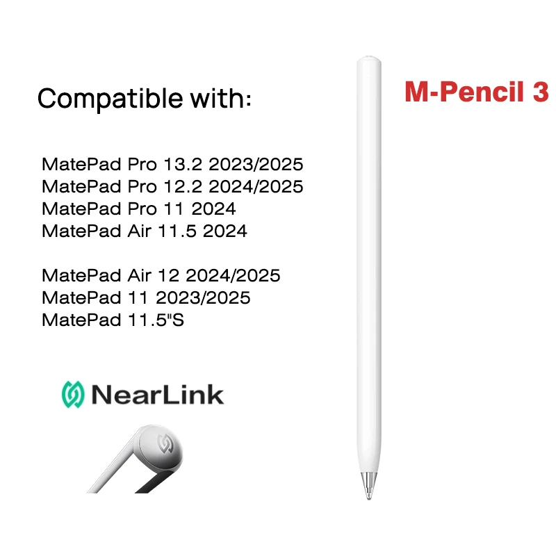 

Original M-Pencil 2/3/Pro/Set Stylus Pen Touch-pen NearLink For Matepad Mini/Pro 13.2/12.2/Air/11.5s/11.5/10.4 Matebook E/14