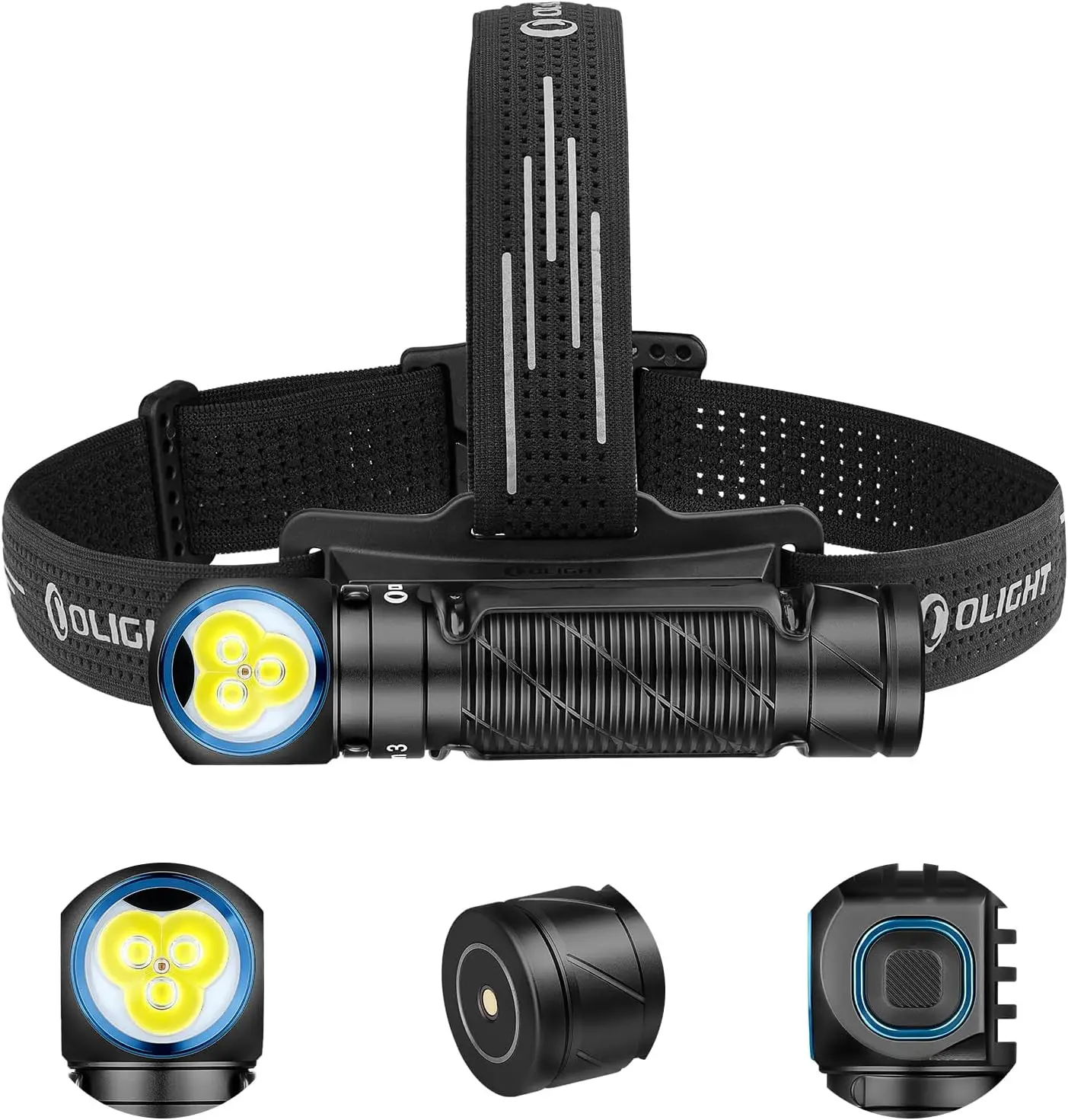 

Rechargeable Headlamp Flashlight, 3000 Lumens LED with Red Light, Waterproof for Outdoor Camping Hiking Working