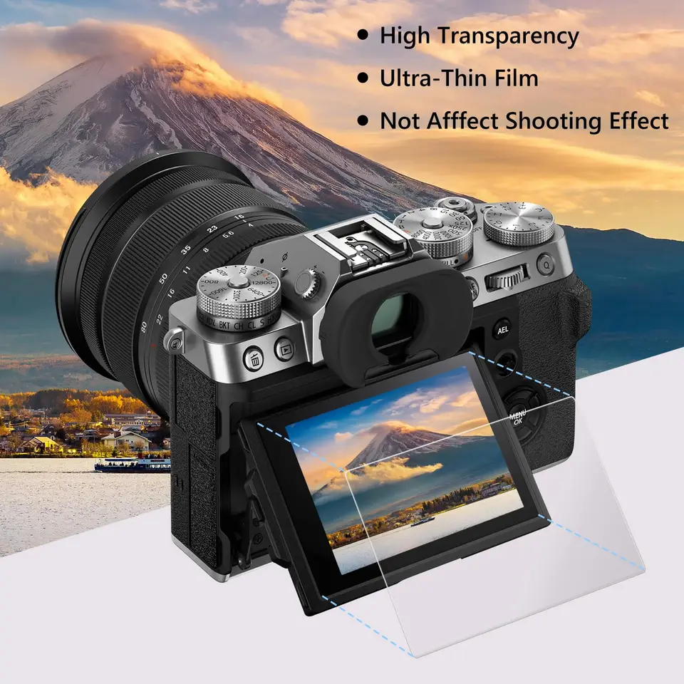 2 Piezas Protector de Pantalla para Sony A7II A7III A7IV A7C2 A7CR A7RII A7RIII A7RIV A9 A9II A6700 A6600 A6500 ZV1 ZV1II Vidrio Templado 5