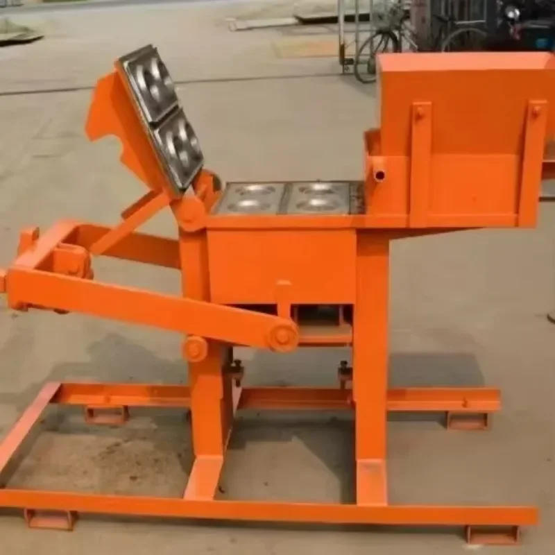 

Nick no burning eco manual clay brick making machines press