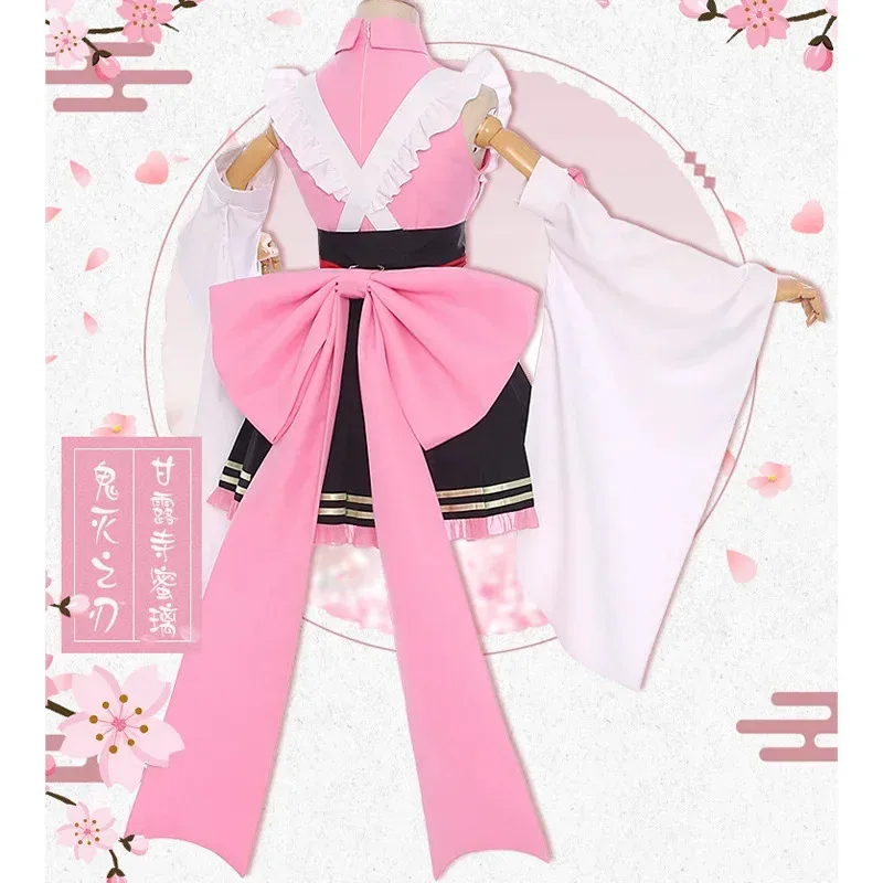 2025 ♥   جديد أنيمي زي خادمة Kanroji Mitsuri Kibutsuji كيمونو بليد كوتشو شينوبو كامادو Nezuko تأثيري الدكتور ☆ ★