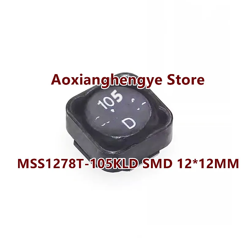 1PCS MSS1278T-105KLD MSS1278-105KLD 12X12MM（Marking：105）Power Inductors - SMD 1000uH Shld 10% 0.68A 1.482ohm