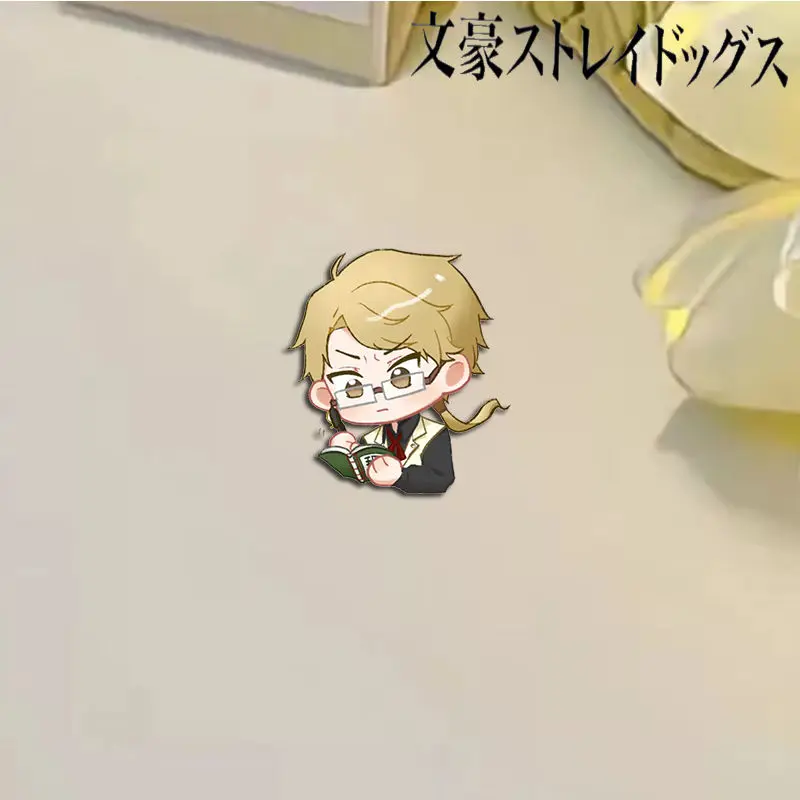 بروش شارة أنيمي أكريليك ، دبابيس كرتون ، ديكور ذاتي الصنع ، إكسسوارات ملابس حقيبة ظهر ، Dazai Osamu Nakajima Atsushi