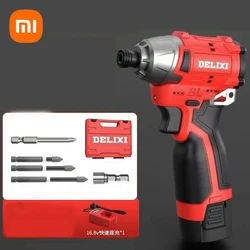 Xiaomi Delixi 16.8V Brushless Electric Screwdriver Household Small Hand Electric Drill Li-ion Battery Electric Power Tools Kit