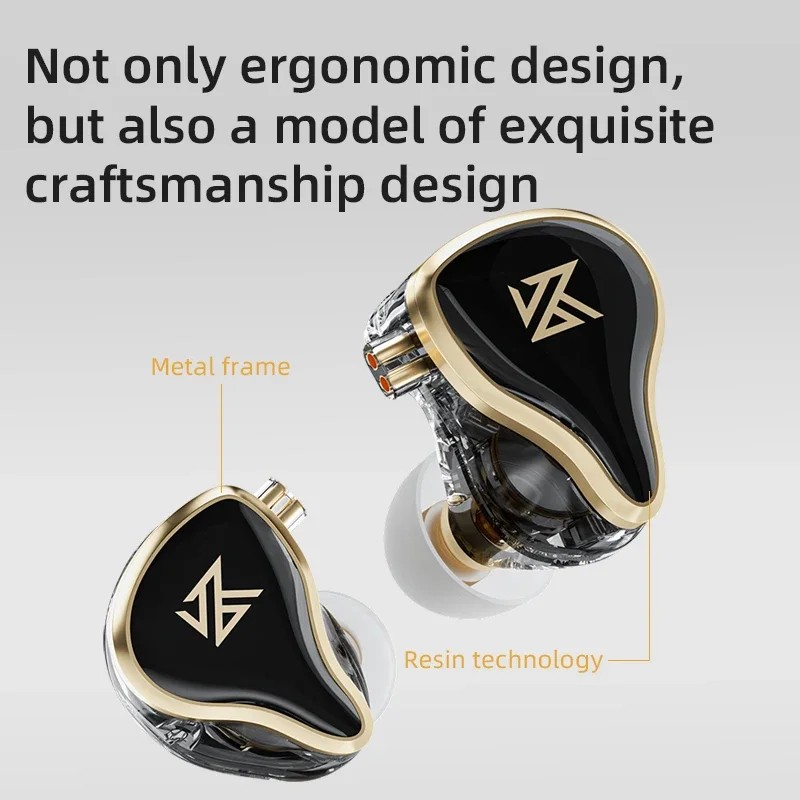KZ-ZAS A New Generation Of High-performance BA Double Magnetic Circuit Dynamic 16-unit Professional Hybrid Technology Earphones