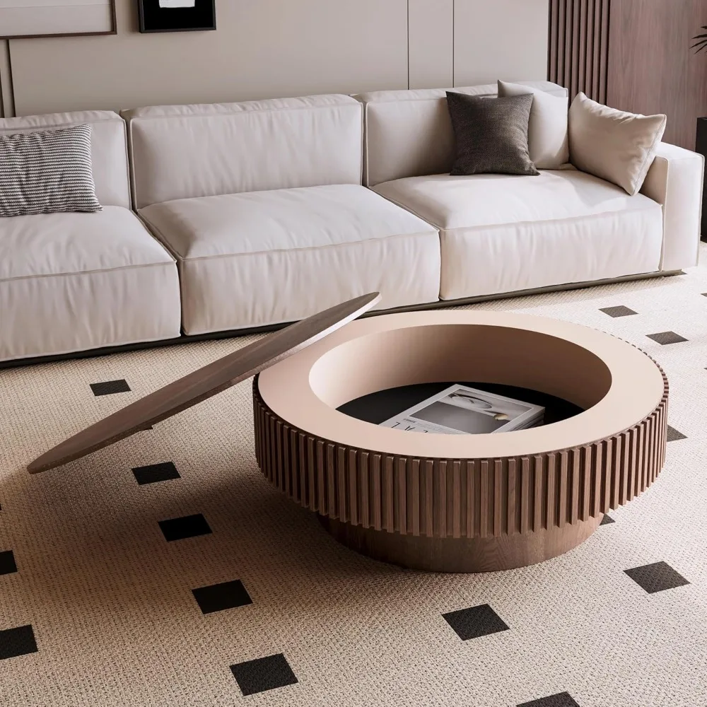 Coffee Table with Storage, Coffees Tables Accent Tea Tables for Living Room, Apartment or Office, coffee table