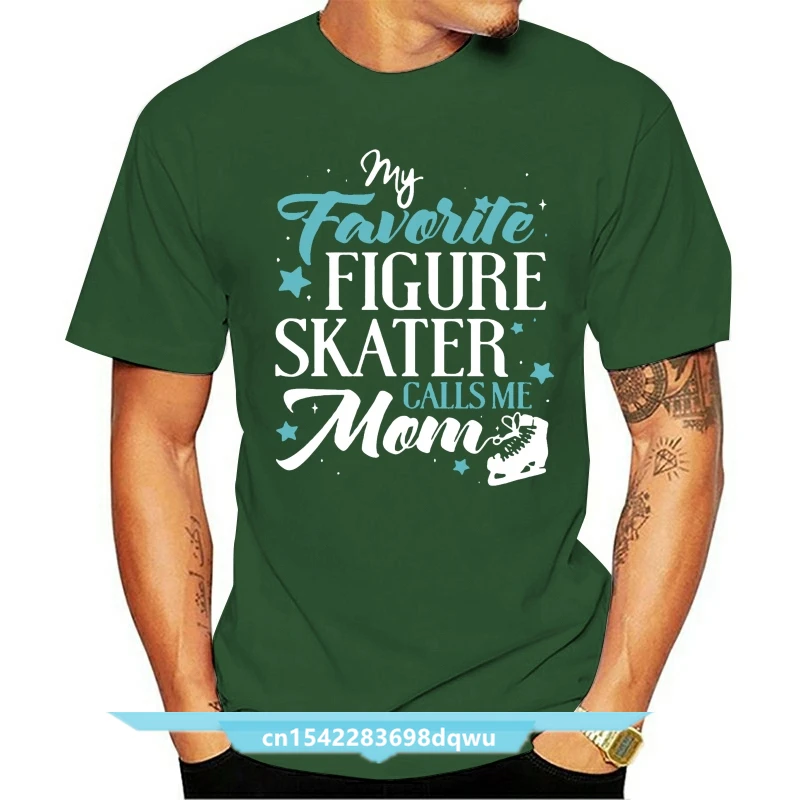 Skating Fanatics Calls Me Mom My Favourite Figure Skater Premium Tee T Shirt