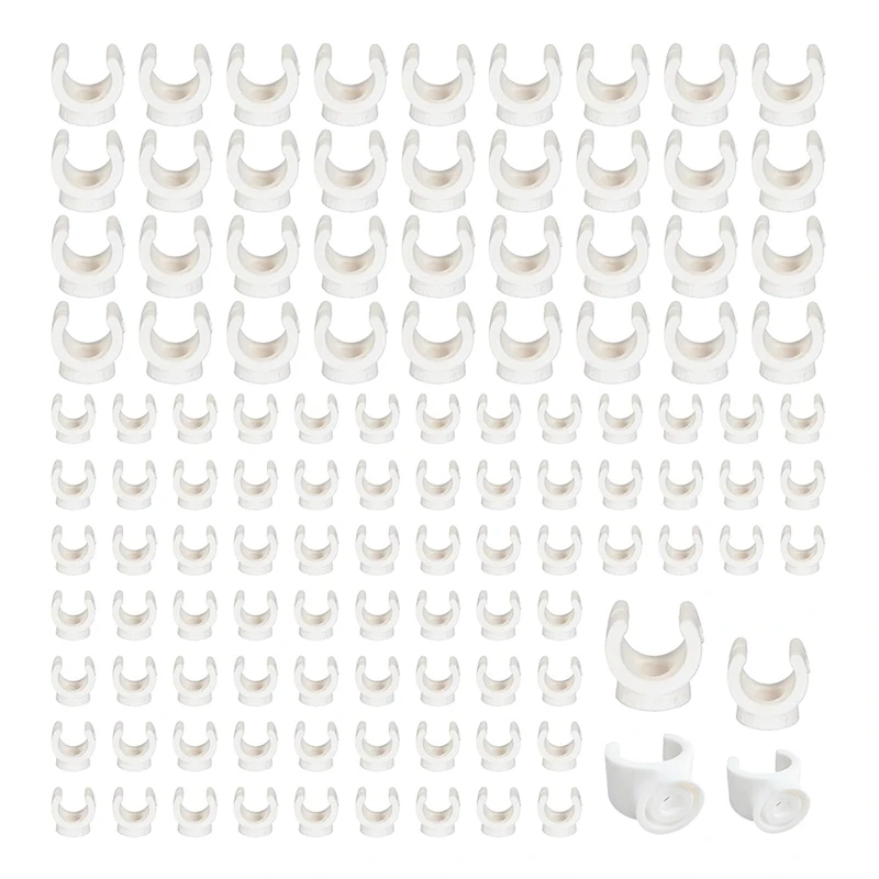 

AT51-150 шт. Зажим для труб PEX Зажим для труб 1/2 дюйма 3/4 дюйма U-образный крючок Зажимы PEX Зажимы для водопроводных труб из ПВХ Держатель для водопроводной трубы Розетка Зажимы PEX Вешалки