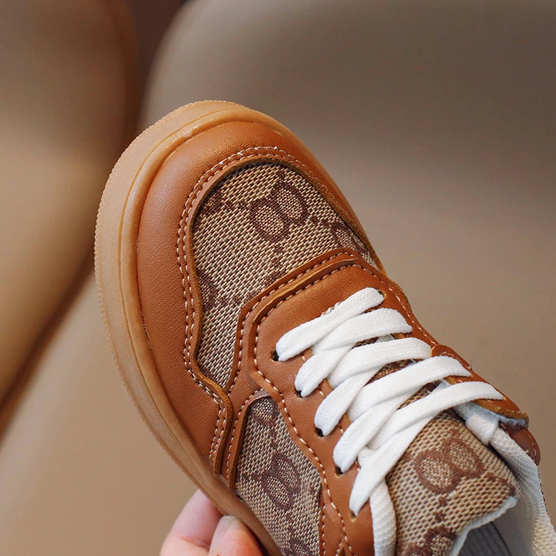 مطبوعة زهرة حذاء قماش للأطفال 2025 ربيع الخريف جديد الرجال طفل أحذية قماشية مجلس عصري للبنين بنات #5